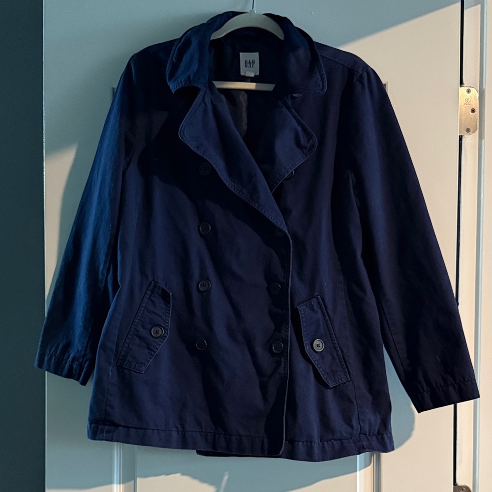 GAP Dark Blue Women's Pea Coat